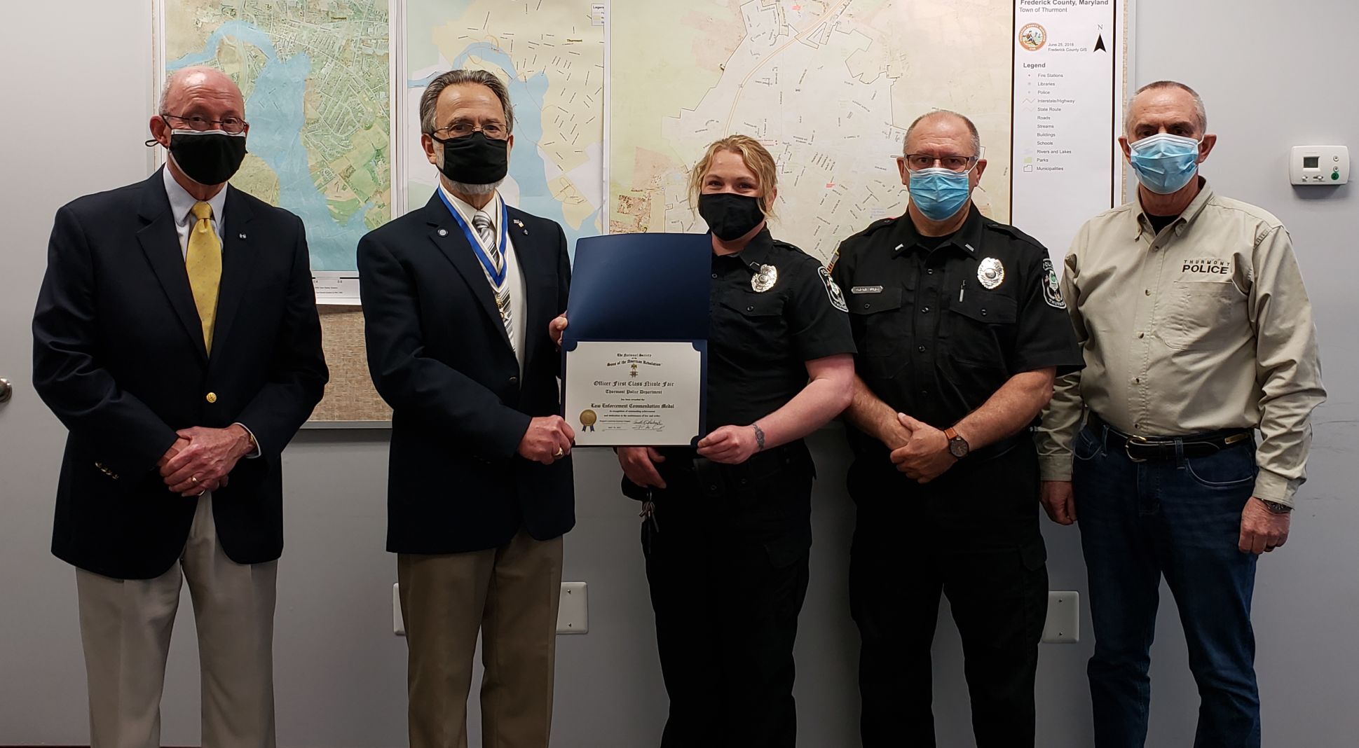 Law enforcement awards — Thurmont Police Department